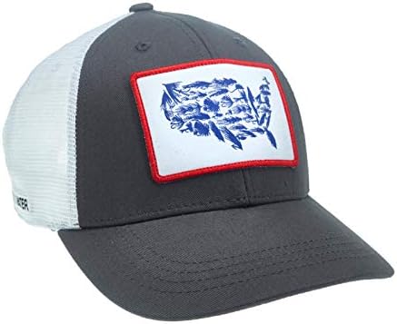 RepYourWater Mesh Back Hat United Flies of America Сив/Бял