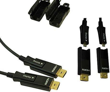 MyCableMart 49ft Пленум Ултра Високоскоростен HDMI едно 18gb Оптичен/Хибриден Кабел 4Kx2K/60Hz