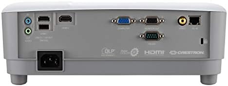 ViewSonic PG707X 4000 Лумена XGA Мрежа DLP проектор с оптично увеличение, HDMI 1.3 X и ниска мощност разминаване във времето