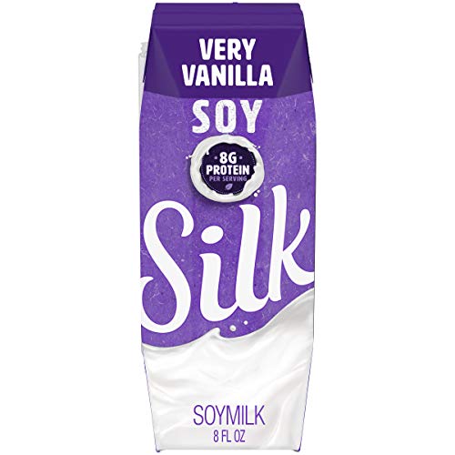 Silk Срок-Stable Soymilk Singles, Много ванилия, млечни-free, Вегетариански, Изпитан проект, без ГМО, 8 грама, 18 опаковки