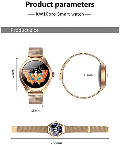 Smart-часовници, Въведете Ю с модерна мониторинг на здравето, проследяване на фитнес и дълъг живот на батерията,златни