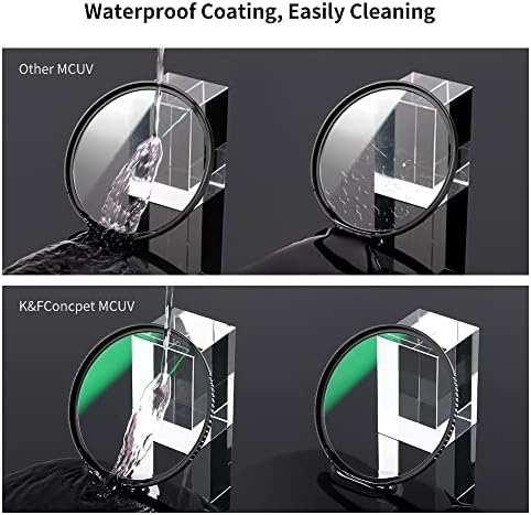 K&F Concept 52mm MC UV Protection Филтър Ultra-Slim 24-Layer Multi Nanometer Coated UV Филтър Waterproof for 52mm Camera