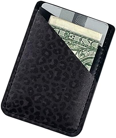 Ac.y.c Държач За карти на Телефона RFID Блокиране Ръкав, Пу Кожена Телефон в Чантата си Пари в Чантата си Stick-On Държач