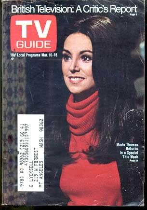 TV GUIDE 3/10/1973-MARLO THOMAS/BBCWest Washington State Edition