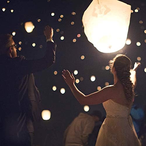 Китайските фенери 10-Pack Sky Lanterns/Flying Lanterns for Party & Wedding Party, New Years