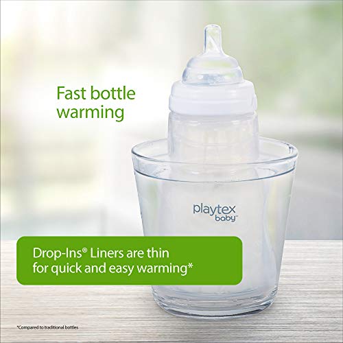 Playtex Baby Nurser Bottles Drop-Ins Recyclable Пелените за Еднократна употреба, Предварително Стерилизирани, 4 грама,