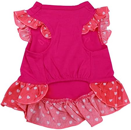 UYTGB Small Dog Girl Dress with Mommy's Little Love Printing, Сладко Домашни любимци Puppy Пет Dress, Comfortable & Дишаща