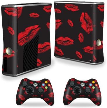 MightySkins Skin е Съвместима с конзола на X-Box 360 Xbox 360 S-Kiss Me | Защитно, здрава и уникална vinyl стикер wrap