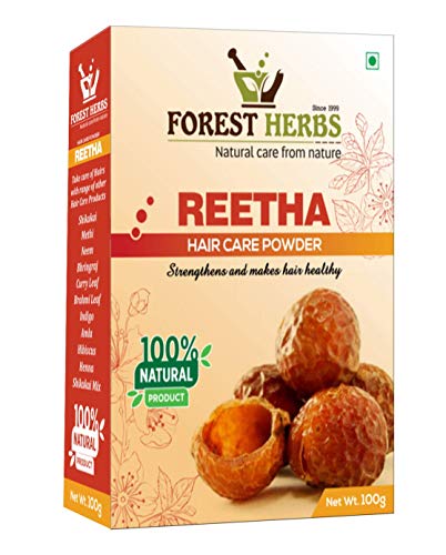 Zeeeke Forest Herbs Натурален Органичен Прах Reetha За Растежа на косата - 100 гр