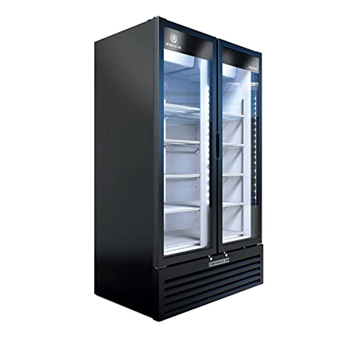 Beverage Air MT34-1B 39-1/2 W x 79 H, Reach-in Refrigerated Two Glass Door Merchandiser Display, Капацитет на 26.12 куб.