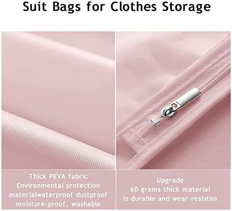 YYDXD Калъфи за дрехи, Палта, Чанти за съхранение на кабинета Чанта за облекло Костюм Чанта за съхранение на моющийся
