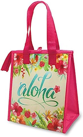 Хавайски Изолирано чанта за Обяд Aloha Floral