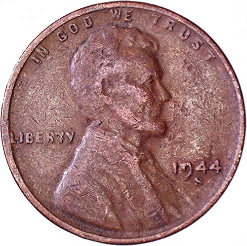 1944 S Линкълн Пшеничен цент 1C Много фин