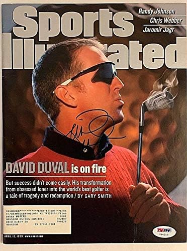 Дейвид Дювал Подписа на списание Спортс илюстрейтид PSA/DNA Y94213 - Списания за голф с автограф