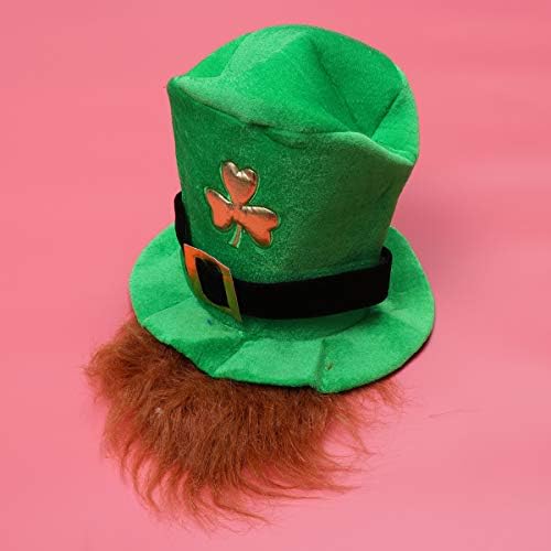 ABOOFAN Festival Hat Party Decoration Creative Clover Beard Hat Party Доставки Photo Props Cosplay Performance (Cap) St. Patrick ' s Day Decorations