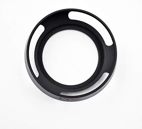 Сенник за обектив обектив Сянка от Черен Метал Привинченный Вид отдушник 40,5 мм, Филтър Винт