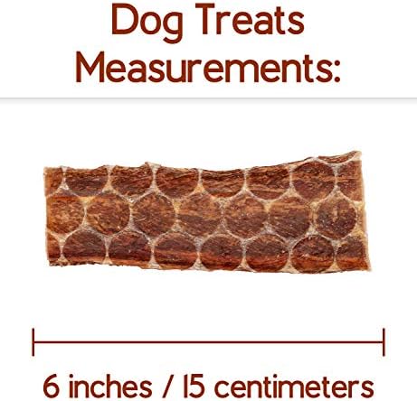 hotspot pets Beef Dog Treats Esophagus (6 инча) - Натурални здравословни дъвки за кучета - Месо Говеждо мезе, без консерванти, хормони и антибиотици, от едър рогат добитък на травяном к