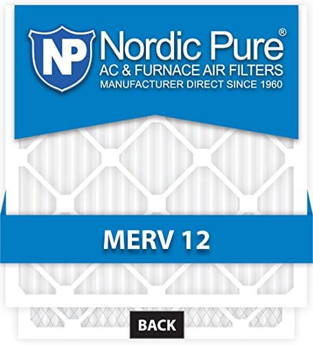 Nordic Pure 10x14x1CustomM12-12 MERV 12 Печные филтри ac, 9 1/2 x 13 1/2 x 3/4 (9,5 x 13,5 x 0,75), нещо