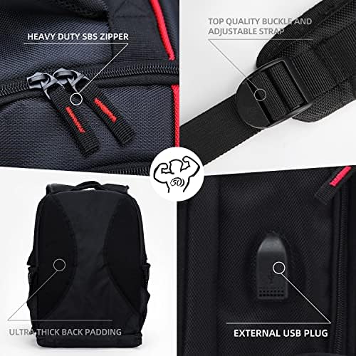519 Fitness Meal Подготовка Backpack, 6 Meal Insulated Bodybuilding Lunch Rucksack with Computer Compartment for Men and