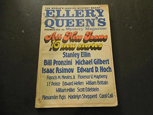 Ellery Queen ' s Mystery Mag Dec 1973 Стенли Ellyn, Бил Пронзини