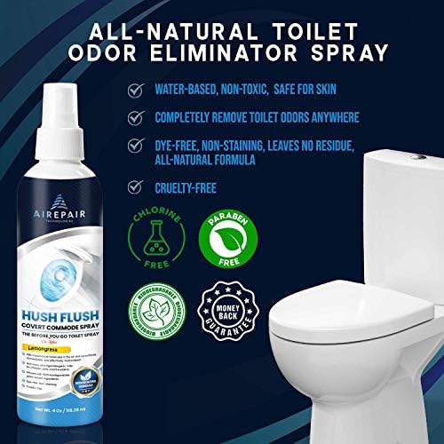 Устранитель мирис - Спрей за премахване на миризмата на тоалетната - Професионален Дезодорант за тоалетна и Освежители