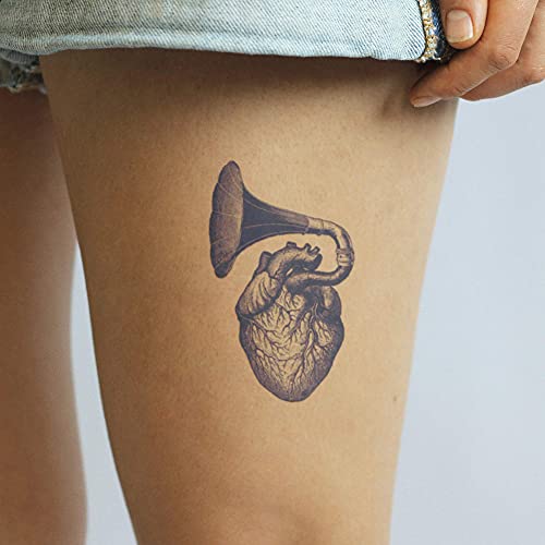 Пакетче татуировки много черен кутии временна, продължителна временна татуировка, включва се засили и да се влюбя с мастило