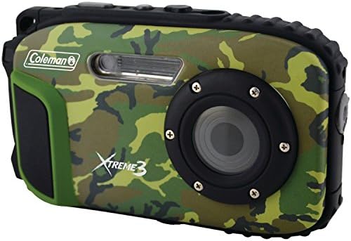 Колман C9WP-CAMO Xtrem 3 20 MP Водоустойчив цифров фотоапарат с пълна 1080p HD видео (камуфлаж)