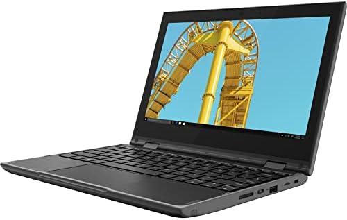 Лаптоп Lenovo 300e Windows 2nd Gen 81M9007UUS 11.6 Touchscreen 2 в 1 - HD 1366 x 768 - Intel Celeron N4120 Quad-core (4