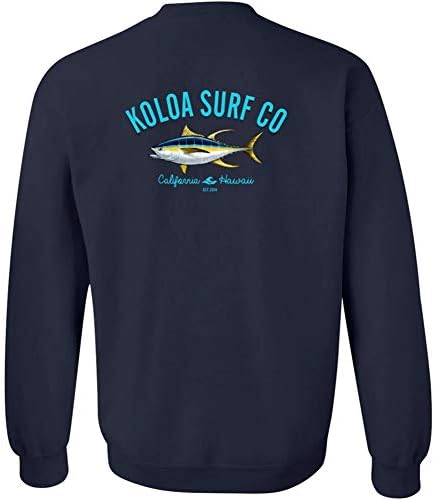 Koloa Surf Co. Меки и уютни класически качулки Crewneck размери S-5XL