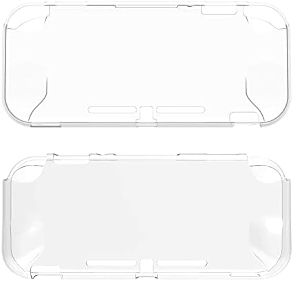 TPU Case Plus Закалено Стъкло Протектор на Екрана Съвместими с Nintendo Switch Lite Комплект Аксесоари, 2 в 1, Мек Защитен
