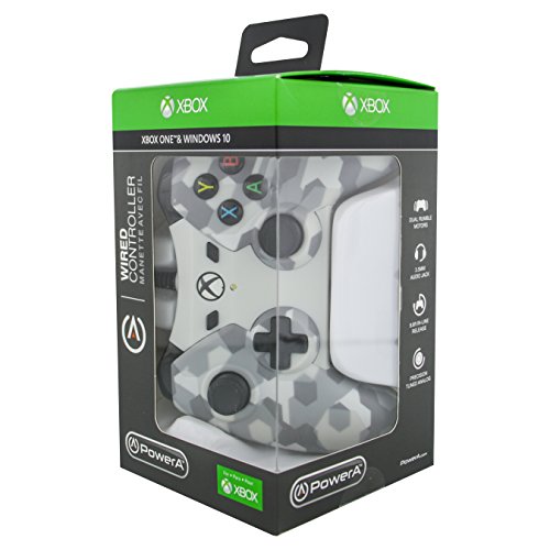 Жичен контролер за Xbox One - Сиво на Сив Камуфлаж