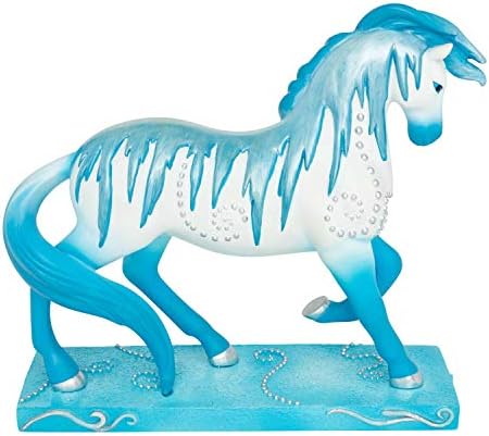 Enesco Trail of Painted Ponies Празнична Ледена Фигурка, 7 инча, Многоцветен