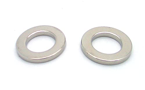 Супер силни неодимови пръстен магнити - пакет от 10 броя (17 x 10 x 2 mm)