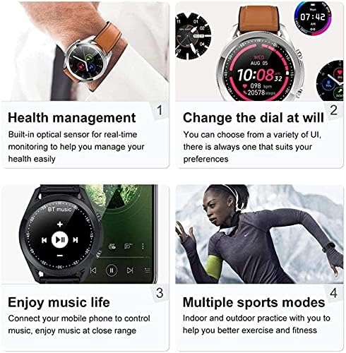 Смарт часовници G33 Bluetooth Предизвикателство Монитор на сърдечната честота Спортни Мъжки Смарт часовници Кръвно налягане Фитнес 10 дни в режим на готовност за Android и iO