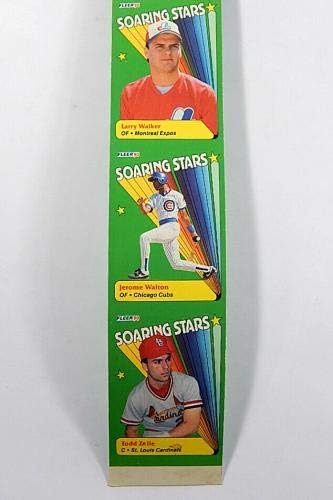 1990 Fleer Baseball Покачващите се Stars Uncut Strip Set (12) Кен Griffey Jr - Бейзболни картички
