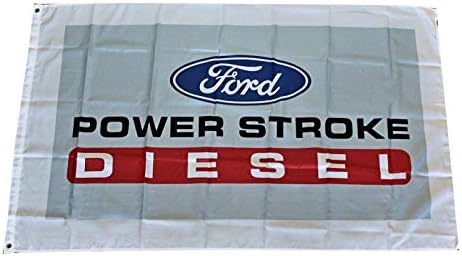 Mountfly Ford Diesel Trucks Power Stroke Trucking Heavy Duty Banner Flag 3X5 Feet Cave Man