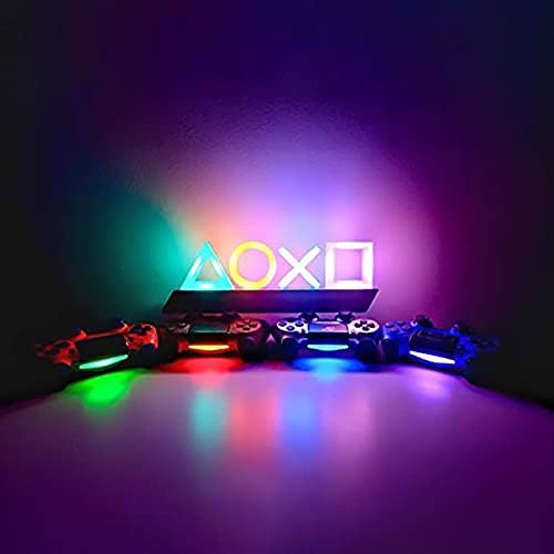 Playstation Icons Light with 3 Light Modes,USB Powered Switch LED Neon Lights,Gaming Accessories Light for Game Room ,Music Reactive Game Lighting