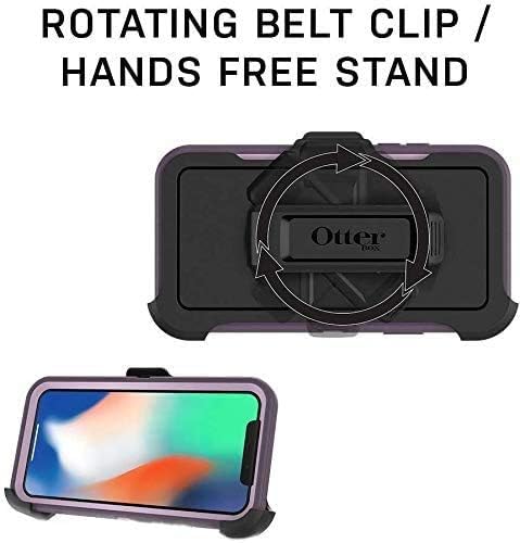 OtterBox Defender Series Rugged Case & Belt Clip Holster for Samsung Galaxy NOTE 10 (NOT Plus) на Дребно опаковка - Черна - С микробна защита