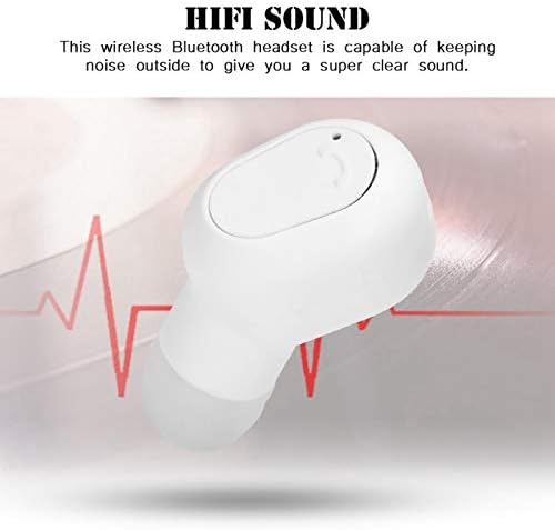 Pelnotac Single Bluetooth Earbud,HiFi Звук,Супер качество на звука,8,5 часа Слушане на музика,10 часа Разговори,микрофон,Удобен