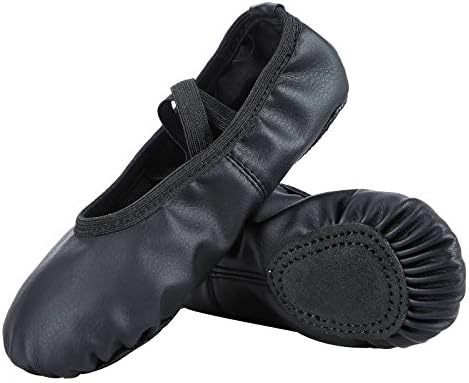 Dynadans Мека кожена Балет обувки/туфли/Танцови обувки (Бебе/Малко/Голямо бебе/Жени) ...