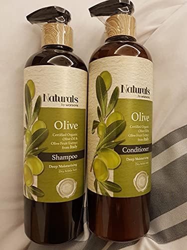 Havilah Extra Set by Natural Watsons Olive Shampoo 490ml & Watsons Olive Naturals by Watsons True Natural Coconut Shampoo