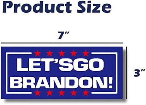 Let ' s Go Brandon Stickers, Етикети На Бронята на Колата, Забавни Стикери, Забавни Стикери (10шт)