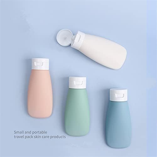 YUXINYUAN Travel Size Containers 60ml*4 Cosmetics Bottling Travel Set 4бр/Set Color Travel Portable Skin Care Bottle Environment