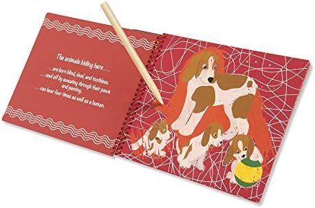 Melissa & Doug On the Go Дяволът Art: Animal Families Hidden-Picture Activity Pad With Stylus