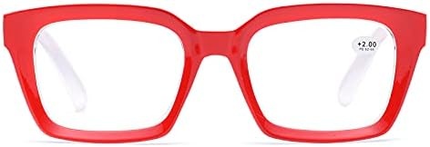 Ретро Стил Квадратно Стъкло За Четене на Големи Рамки За Очила с Голям обектив 50 мм