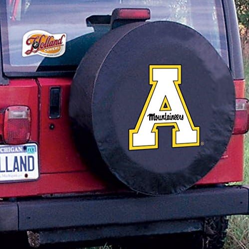 Holland Bar Stool Co., Ltd. Appalachian State Mountaineers HBS Black Fitted Car Tire Cover