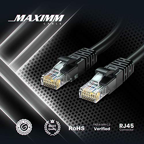 Ethernet кабел & Мрежов кабел Cat6, 1.5 ft, Multi Color LAN Rj-45 Internet Patch Cord Кабел, High Speed Cat6 Ethernet