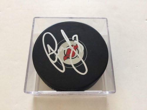 NJ New Jersey Devils на Petar Zubrus Signed Hockey Puck Autographed a - Автографированные Шайби НХЛ
