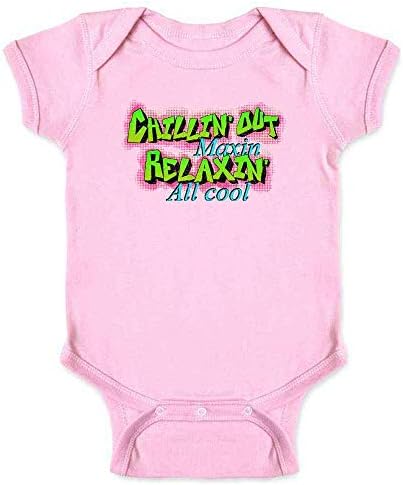 Chillin Out Maxin Relaxin All Cool 90s Retro Бебе Baby Boy Girl Bodysuit