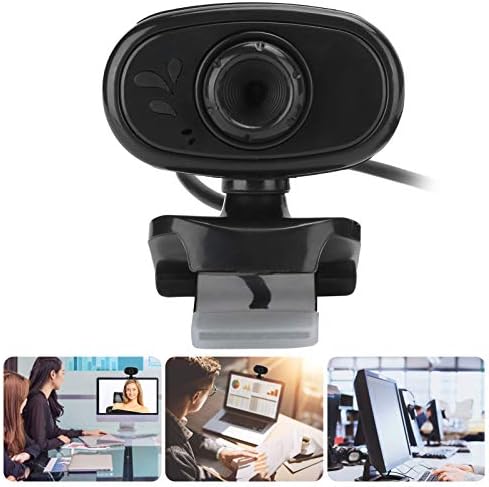 Уеб камера USB PC с Вграден Микрофон,HD, USB 2.0 + 3.5 mm ClipOn Desktop Computer Web Camera,DriveFree Desktop Video Webcam